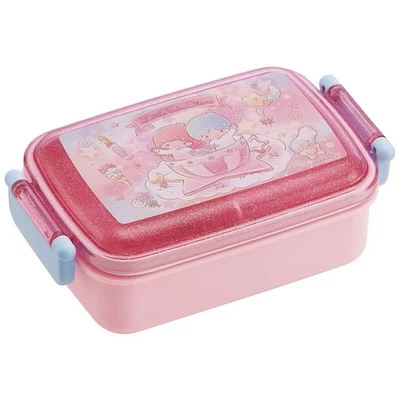 Caja de almuerzo Little Twin Stars caja Bento contenedor almacenamiento 450 ml de Japón Foto 1 de 4