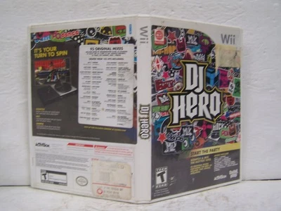 DJ Hero  (Wii, 2010) Game, Case & Manual - Image 1 of 2