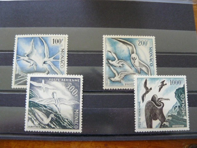 MONACO POSTE AERIENNE N° 55 A 58 NEUFS* AVEC CHARNIERE MH ANCIENNES COLONIES - Photo 1/1