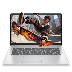 HP 17.3"FHD Laptop computer 2.7 GHz ~ 4.3 GHz AMD Ryzen 5-7430U 64GB RAM 1TB SSD - Picture 1 of 6