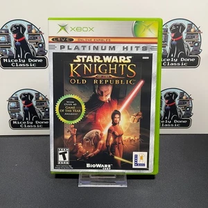 Star Wars: Knights of the Old Republic Platinum Hits (Microsoft Xbox, 2004) CIB - Picture 1 of 5