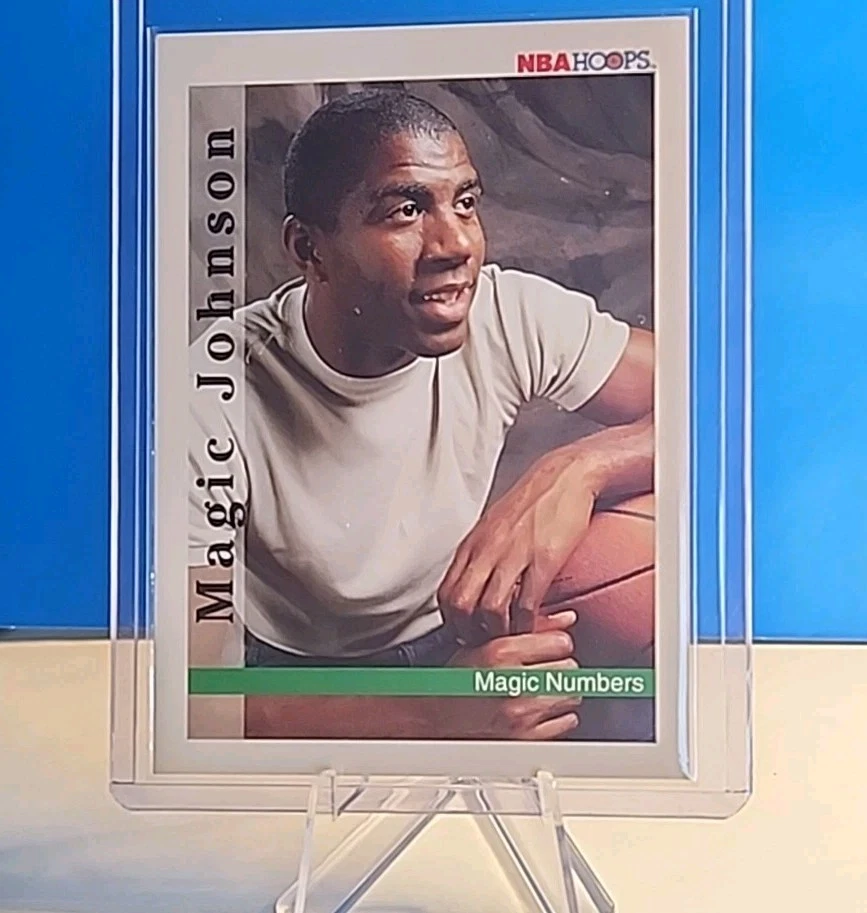 1992-93 NBA Hoops - Magic Johnson #331 Los Angeles Lakers  - Image 1 of 1