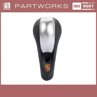 Pomo cambio PORSCHE 996 986 ALUMINIO CUERO Tiptronic 99642698106VRJ Foto 1 de 4