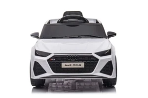Auto Macchina Elettrica per Bambini 12V Audi RS 6 Sedile Pelle con Telecomando - Foto 1 di 7