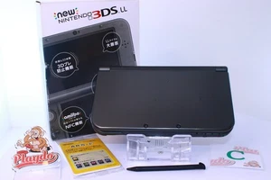 New Nintendo 3DS LL XL Metallic Black [Rank :C] W/BOX - Picture 1 of 14