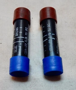 Service Entrance Comp Splice Sleeve Insulated 3”Homac Blue/Brown 2ea UBBR61 285E - Picture 1 of 3