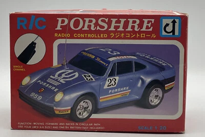 VTG #23 Porsche Turbo 959 Radio Control Racer 1:20 Rare Blue - Image 1 of 4