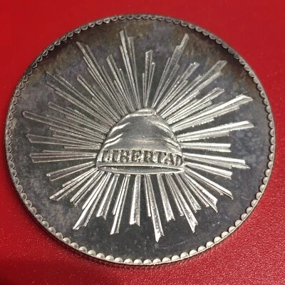 1984 Mexico 1 Onza Cap & Ray Silver Proof X#MB9 - Image 1 of 4