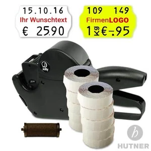 SET Jolly S14 Preisauszeichner inkl. 10 Rollen Etiketten 26x16 WR + 1 Farbrolle - Bild 1 von 14