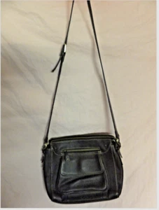 Croft Barrow Leather Brown Women's Handbag Crossbody Faux Purse All Season's - Picture 1 of 5