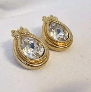 David Grau Ohrclips Clips Vintage hochw.Vergoldeter Modeschmuck  - Bild 1 von 8