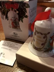 Hutschenreuther Weihnachtsglocke 1994, OVP,  Motiv Ostseeinsel, limit. Auflage - Bild 1 von 3