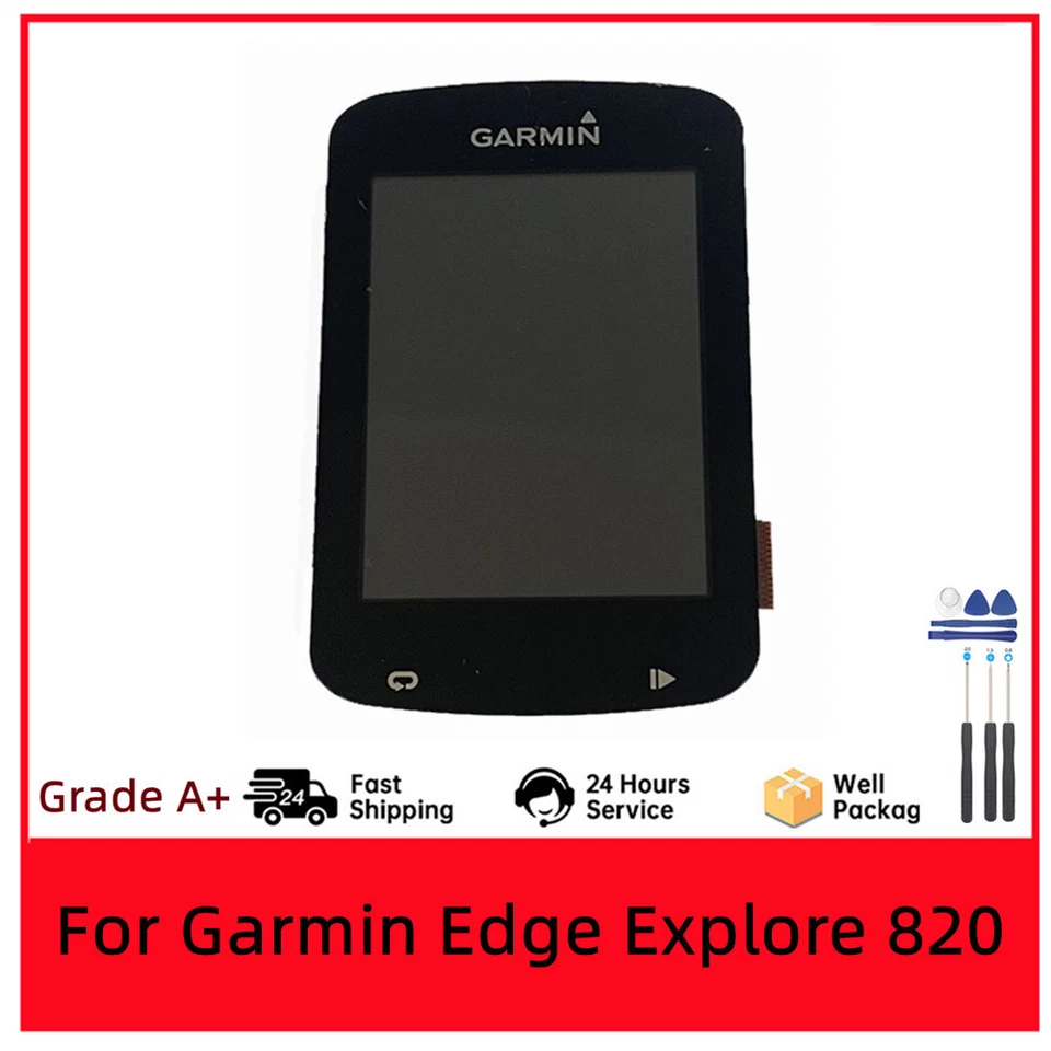 For Garmin Edge Explore 820 LCD Display Screen Digitizer Replacement Repair - Image 1 of 4