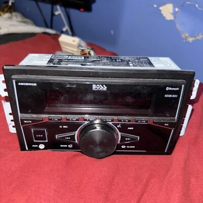 Boss 480BRGB Bluetooth MP3 USB Am/Fm Car Stereo Receiver (FOR PARTS OR REPAIR) - Image 1 of 4