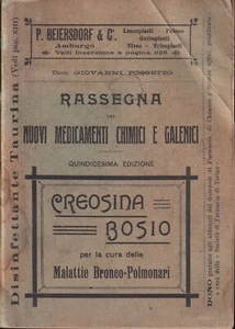 Possetto - Rassegna dei Nuovi Medicamenti Chimici Galenici - 1913 Cassone Torino - Imagen 1 de 6