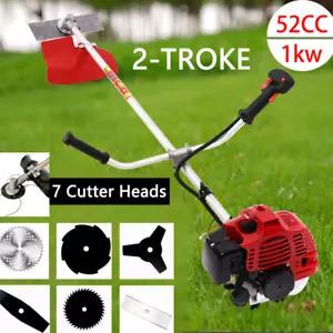 7IN1 Petrol Pole Chainsaw Brush Cutter Whipper Snipper Hedge Trimmer 52CC & 62CC - Picture 1 of 11