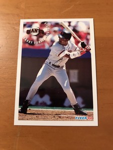 Barry Bonds 1994 Fleer  Card #5 San Francisco Giants