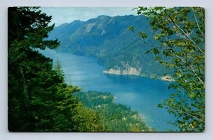 Lake Crescent From Mt. Storm King Olympic National Park Postcard Unposted - Picture 1 of 2