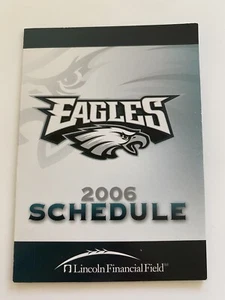 2006 Philadelphia Eagles NFL Pocket Schedule - Picture 1 of 3