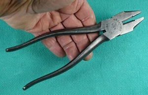 Vintage Kraeuter USA Nr. 1830-8" Lineman's Pliers ca. Mitte 40er - Mitte 50er Jahre - Bild 1 von 11