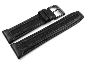 Festina Uhrenarmband schwarz Leder/Textil für F20351/3 F20351 - Bild 1 von 1