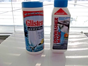 Glisten 2 CONFEZIONI Detersivo-Booster per Lavastoviglie Acqua Dura Smacchiatore Polvere - Foto 1 di 3