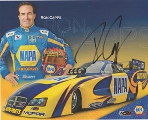2011 Ron Capps signed Napa Auto Parts Dodge Charger Funny Car NHRA Hero Card - Picture 1 of 2