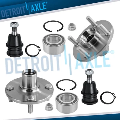 Bujes de cojinete de rueda delantera rótulas inferiores para Toyota Echo 2000-2006 Scion xA xB Foto 1 de 4