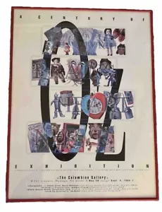 Póster enmarcado original de la exposición de la galería colombiana de un siglo de Oz - Imagen 1 de 4