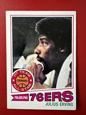 JULIUS ERVING 1977-78 TOPPS LOW GRADE VINTAGE HOF BASKETBALL CARD DR. J