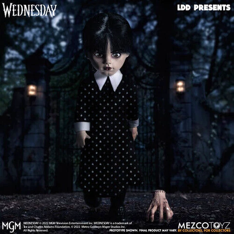 *PREORDER* Mezco Living Dead Dolls Presents: Wednesday(Jenna Ortega)~ FREE SHIP! Cover