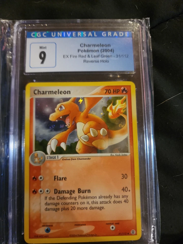 Charmeleon  Reverse Holo -EX FireRed and LeafGreen - 31/112 CGC 9 Mint pokemon - Image 1 of 1