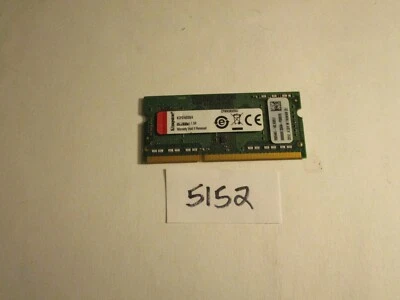 Kingston KCP316SS8/4 4Gb 1600Mhz PC3-12800 DDR3 SODIMM laptop memory RAM (5152) - Image 1 of 2
