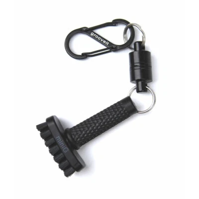 New Grooveit Golf Mini G Cleaning Brush Black