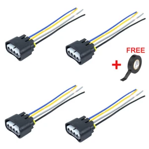 4x Ignition Coil Female Connector Plug Harness For Toyota Camry 2.4L 2002-2010 - Imagen 1 de 8