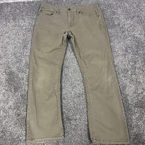 Buffalo David Bitton Sam-X Men's Size 36x27 Brown Slim Straight Stretch Jean - Picture 1 of 12