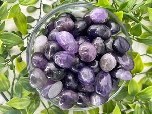 Amethyst Tumble Stone - Small Tumbled Amethyst Stone - Amethyst Tumbled Stone - - Picture 1 of 10
