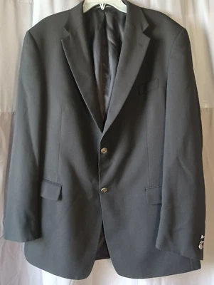 Blazer Nicklaus 44L Negro Plata Botón 2 Botones Traje Chaqueta Abrigo Deportivo Foto 1 de 4