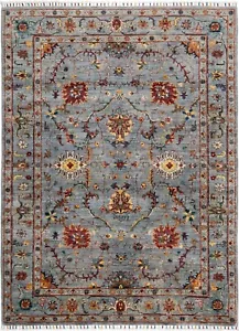 Ziegler Premium Annodato a Mano 207x152 cm-Orientteppich, Fine, Tappeto, Blu - Picture 1 of 14