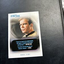 Jb25 Star Trek The Original Series Quotable 2004 #46 Captain Kirk Spock