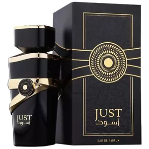 Fragrance World Just Aswad Eau de Parfum Spray for Men, 3.4 Fl Oz (100 ml) - Picture 1 of 1