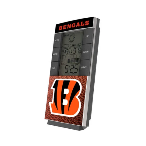 Cincinnati Bengals Football Wordmark Digital Desk Clock Cover