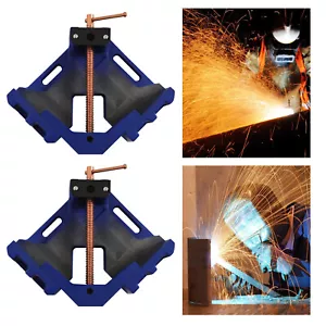 2 Stück Winkelklemme, 90 Grad Halter Schweißklemme, 4" Backenschweißgerät Schweißen. - Bild 1 von 14