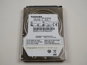 Toshiba Satellite C855D-102 Toshiba MK1676GSX 160GB HDD Festplatte Hard Disk Dr - Picture 1 of 3
