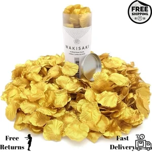 1,000 PCS, Gold Yellow Silk Rose Petals Flower Petals for Valentine's Day Decor - Picture 1 of 11