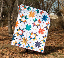 Starshine in Multi  Quilt Kit Fabric Pattern and Binding and backing  Included
