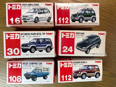 Vintage Tomy (red Label) Toy car X 6, 100% New - Image 1 of 4