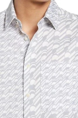 Ted Baker London Button Down Retrow Button Up Shirt Size 3 US M (CO41#19 - Image 1 of 4