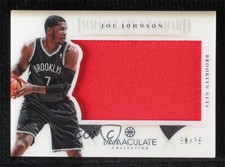2012-13 Panini Immaculate Standard Materials Patch 38/75 Joe Johnson #IS-JJ