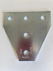 Eaton B-line Series B532ZN Zinc Plated 5 Hole Tee Gusset Plate Connector - Picture 1 of 2